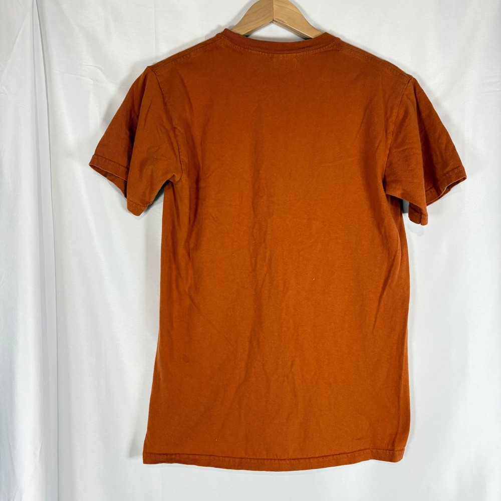 Texas Longhorns Burnt Orange Sparkly Glitter Bull T-Shirt Gildan Small Womens - Picture 7 of 8